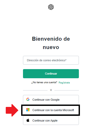 Iniciar sesión con una cuenta Microsoft