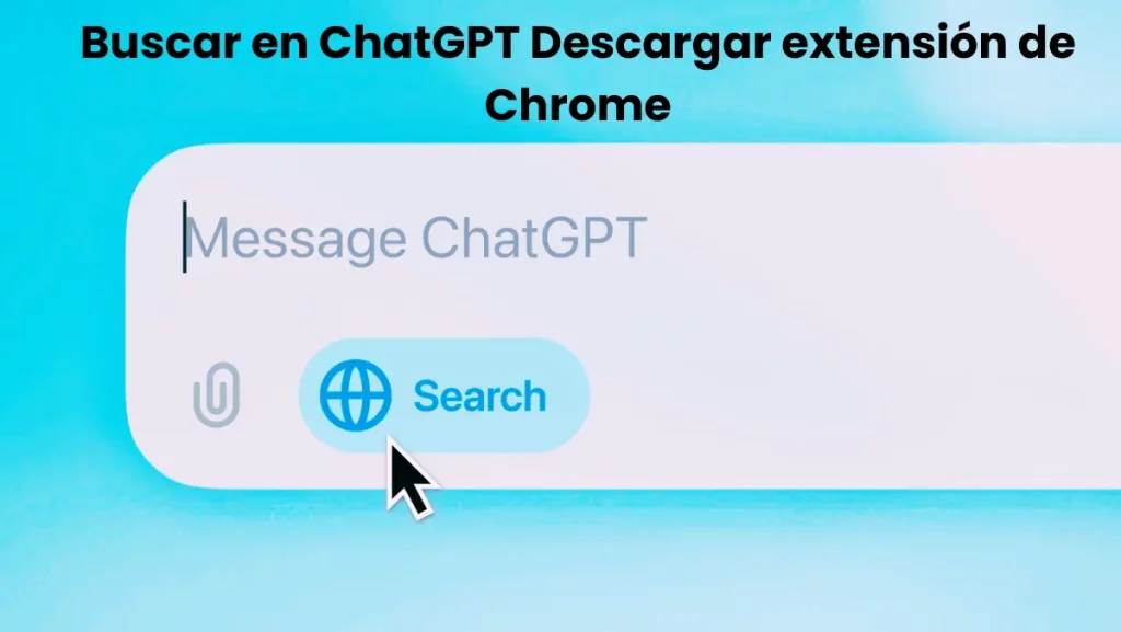 Buscar en ChatGPT Descargar extensión de Chrome
